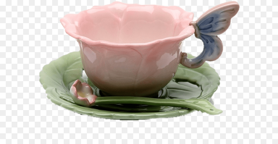 Image Butterfly Teacup, Cup, Saucer, Bowl, Soup Bowl Png