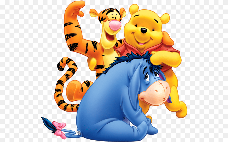 By Creative Commons Winnie The Pooh Eeyore And Tiger, Baby, Person Png Image