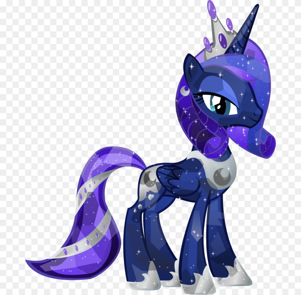 Image By Myas My Little Pony Princess Luna Crystal, Purple, Art, Graphics Free Transparent Png