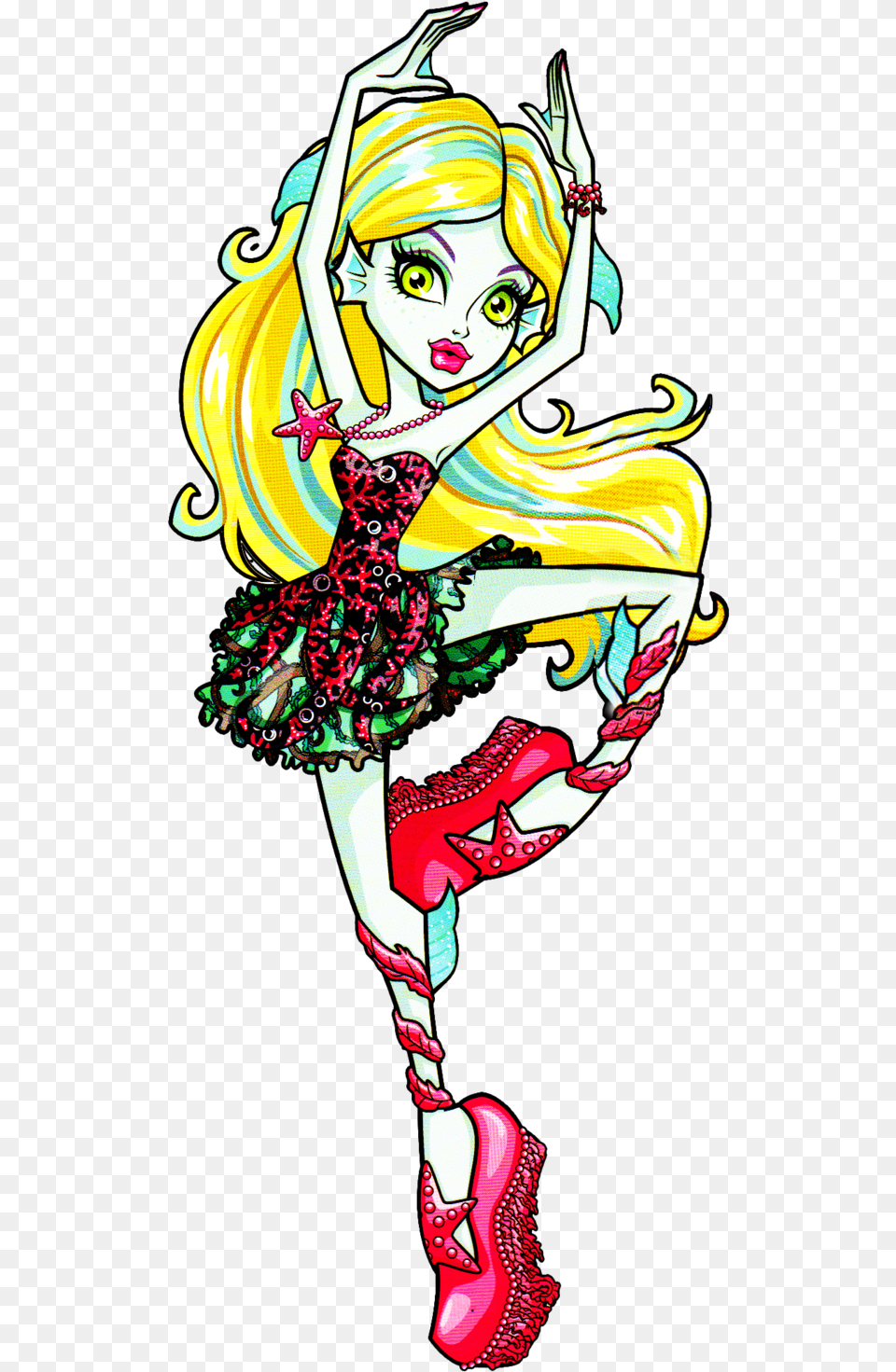 Image By Speed Of Light Monster High Lagoona Dance Class, Book, Comics, Publication, Adult Free Png