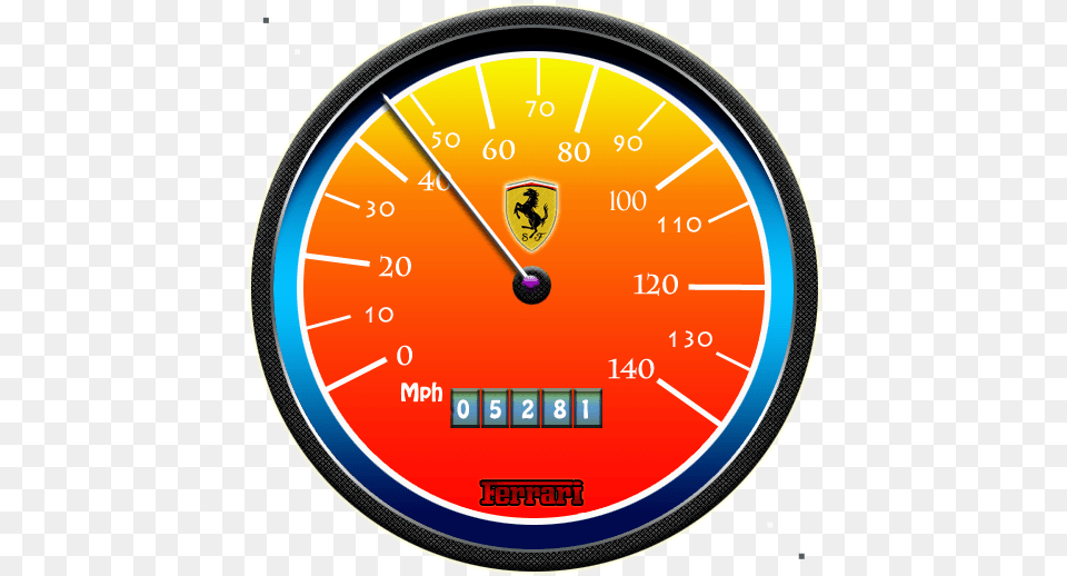 Image Can Also Be Viewed Here With Full Resolution Speed Gauge, Tachometer, Disk Png