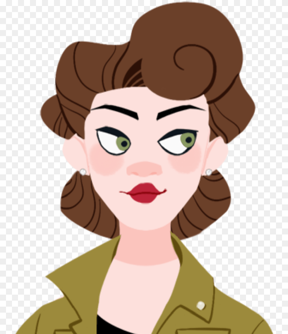 Image Cartoon, Woman, Portrait, Photography, Person Free Png