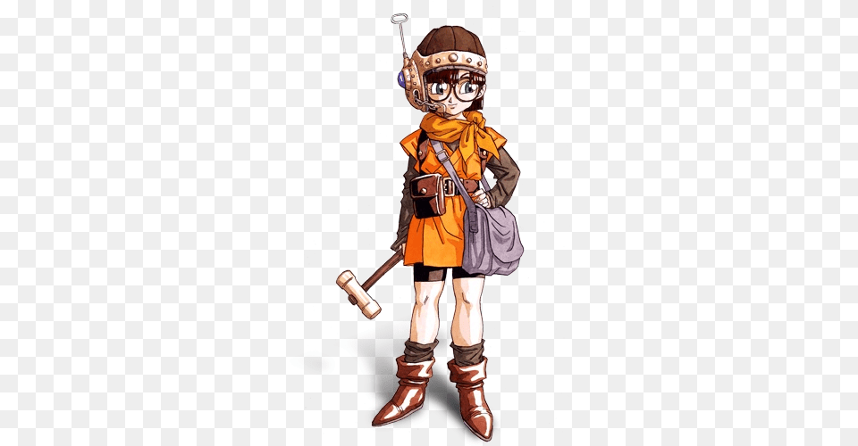 Chrono Trigger Lucca, Person, Book, Comics, Publication Png Image