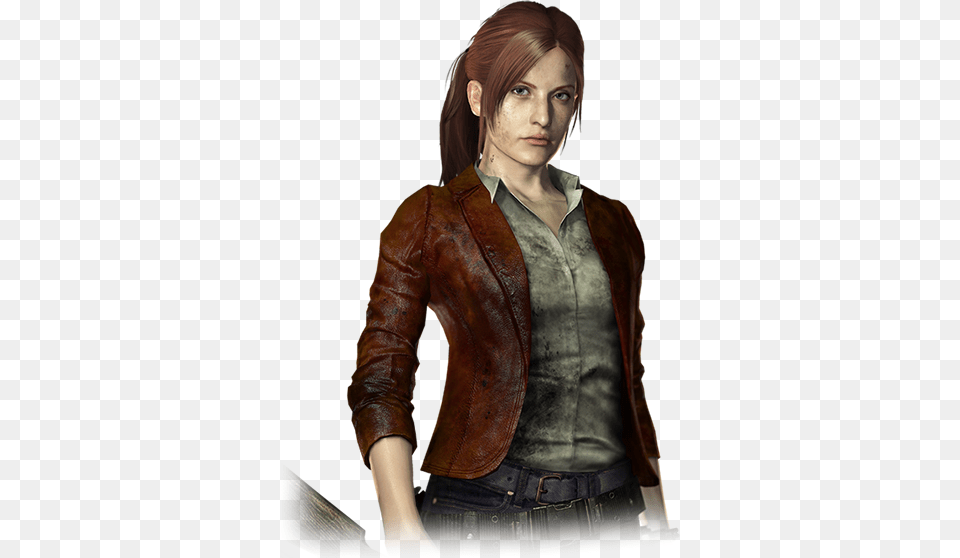 Image Claire Resident Evil Revelations, Jacket, Clothing, Coat, Person Free Png