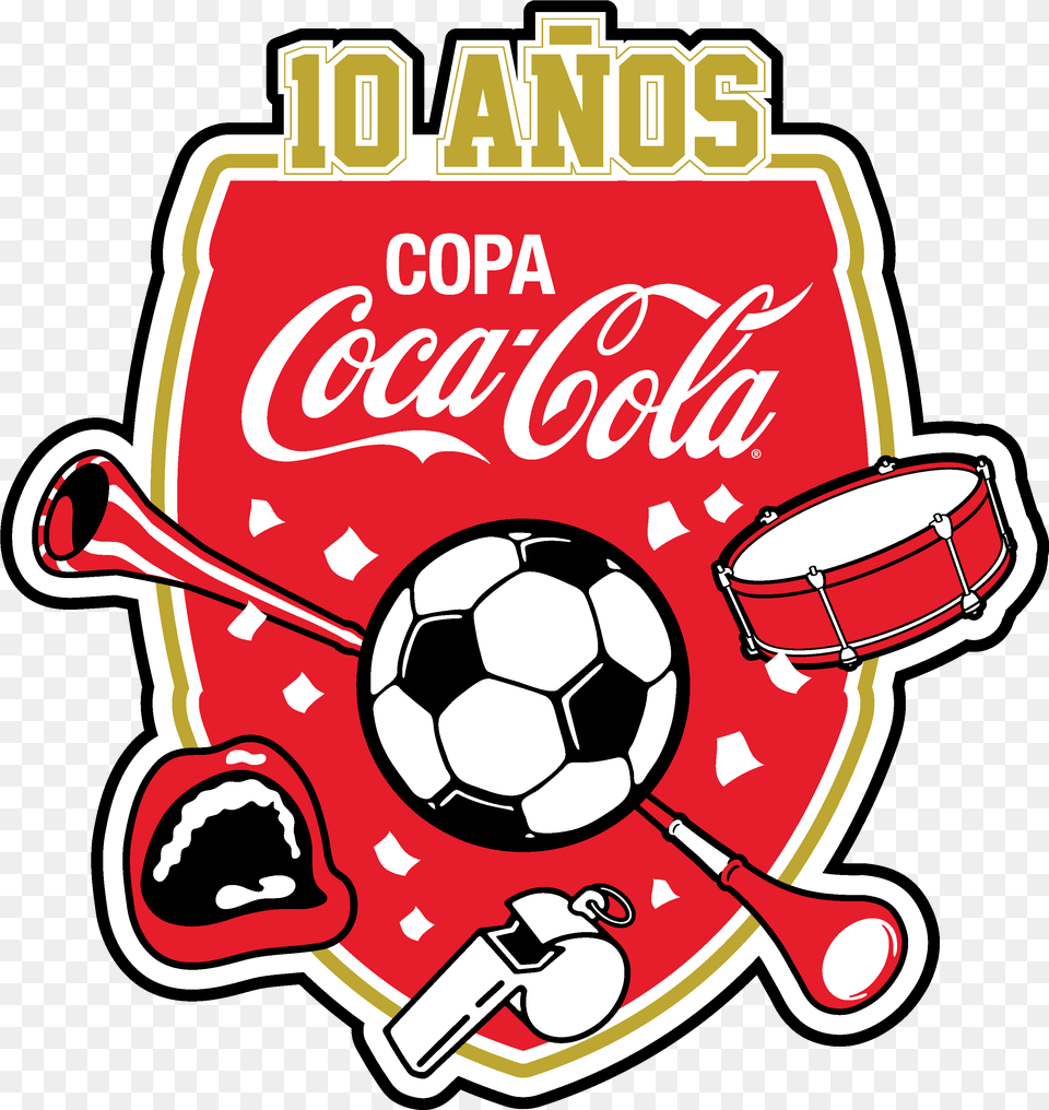 Image Coca Cola Logo Transparent Coca Cola Christmas Advertisement, Ball, Sport, Soccer Ball, Soccer Png