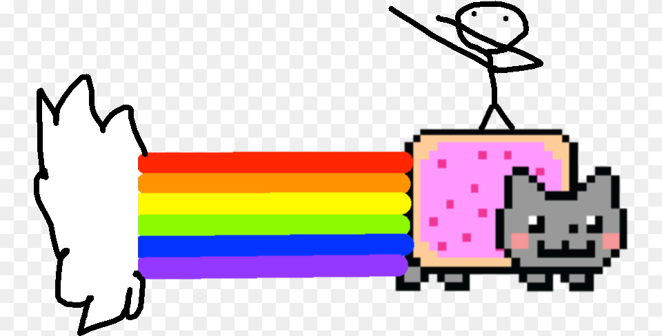 Copy Nyan Cat Transparent Background, Qr Code Png Image