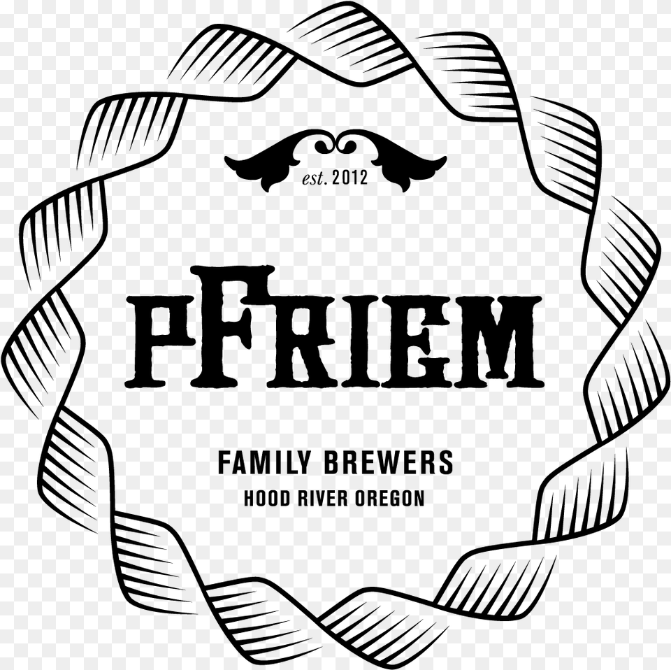 Image Courtesy Pfriem Family Brewers Pfriem Logo, Gray Free Png Download