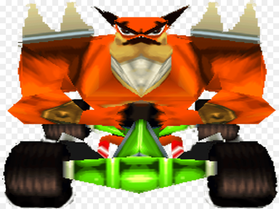 Image Crash Team Racing Crash Bandicoot In Kart Crash Team Racing Tiny Tiger, Art, Adult, Male, Man Free Png