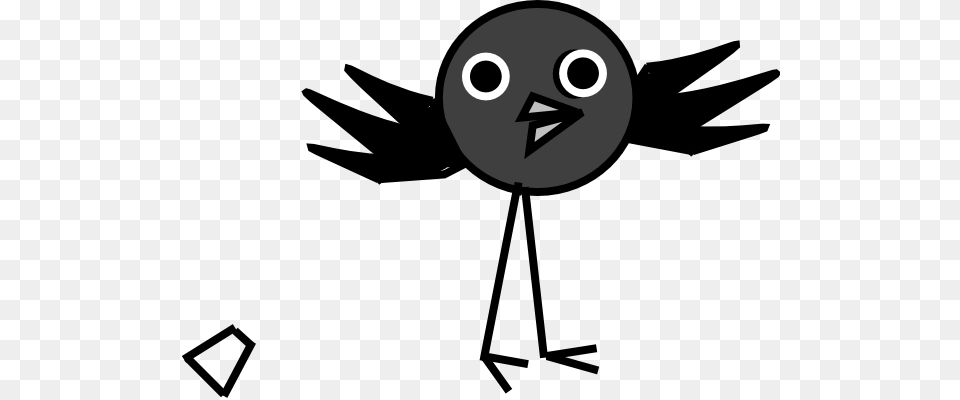 Crow Clip Art At Clker Crow Cute Art, Animal, Bird, Blackbird, Aircraft Png Image
