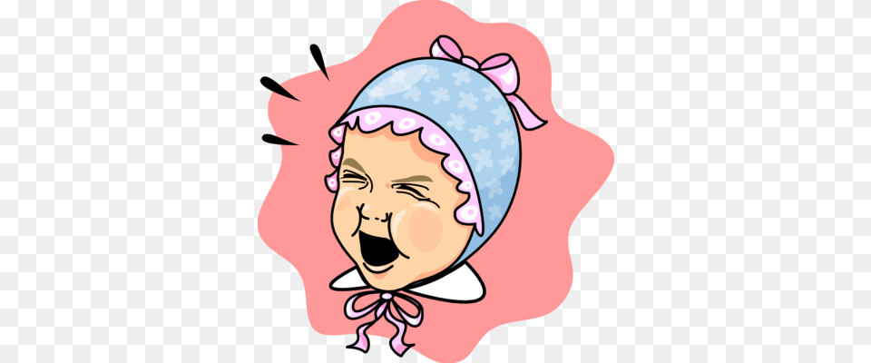 Image Cry Baby Baby Clip Art, Cap, Clothing, Hat, Bonnet Free Png Download