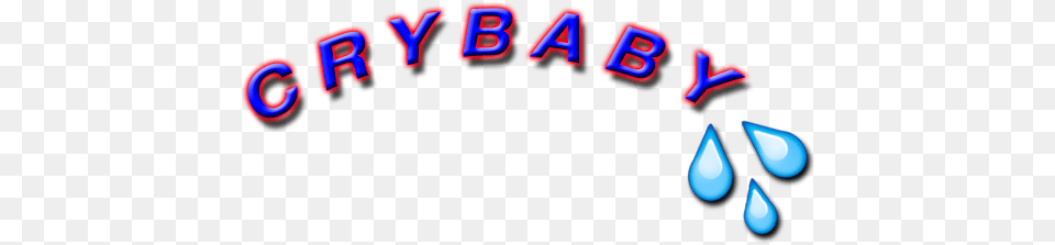 Crybaby Stickers, Light, Neon Png Image