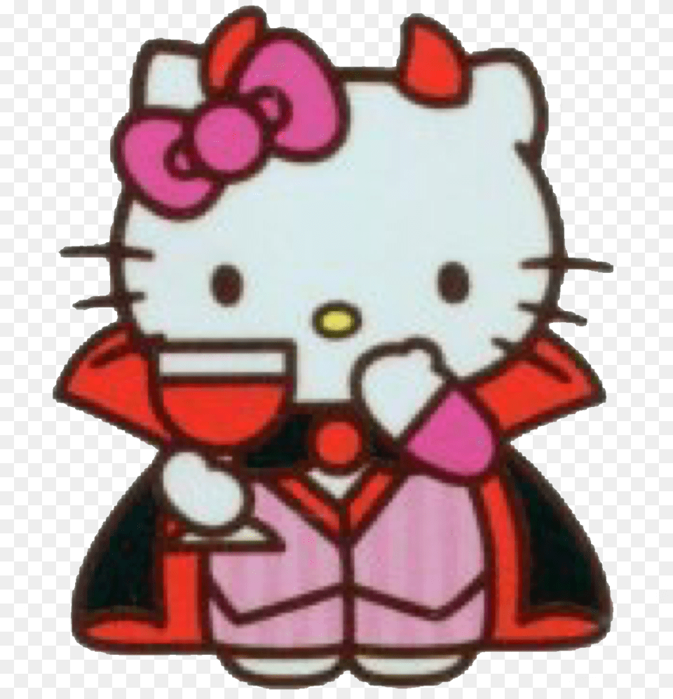 Image Dark Hello Kitty, Birthday Cake, Cake, Cream, Dessert Free Png Download