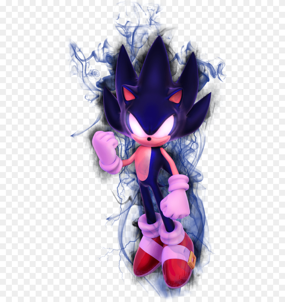 Image Dark Sonic, Purple, Art, Graphics, Baby Free Png Download