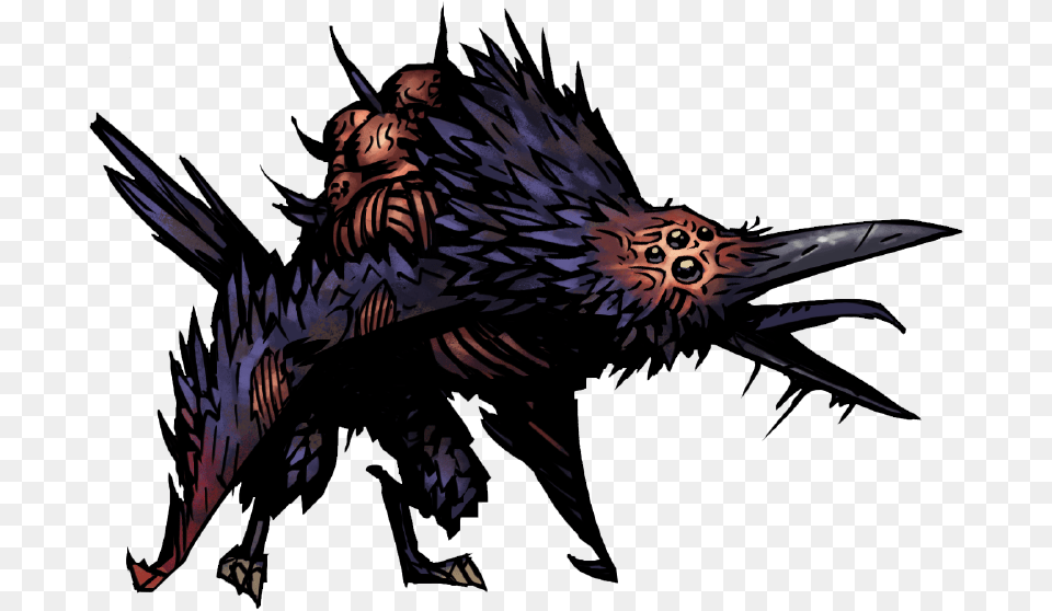 Image Darkest Dungeon Raven Abomination, Animal, Dinosaur, Reptile Free Png Download