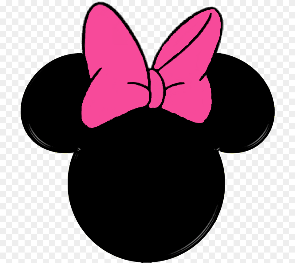 Detail For Pink Minnie Mouse Head, Accessories, Purple, Home Decor, Formal Wear Png Image
