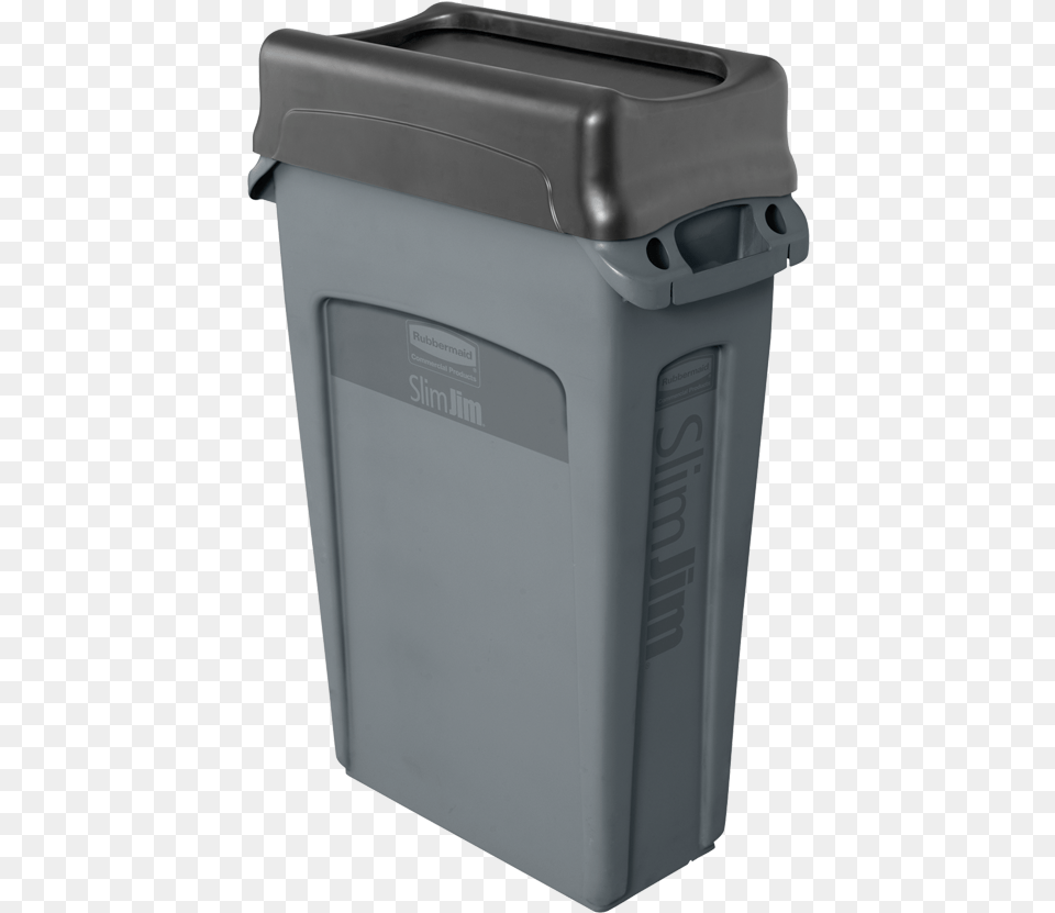 Image Details Wp Rubbermaid Slim Jim Trash Can, Mailbox, Tin, Trash Can Free Png Download