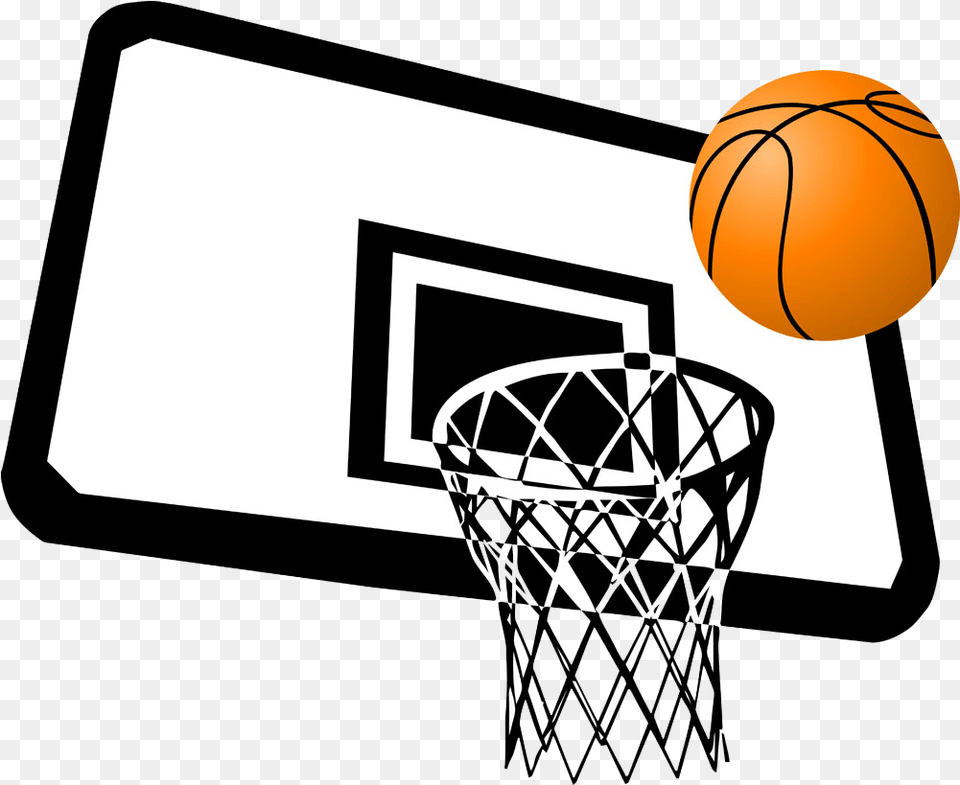 Download Basketball Court Clipart Transparent Background Basketball Hoop Clipart, Ball, Basketball (ball), Sport Png Image