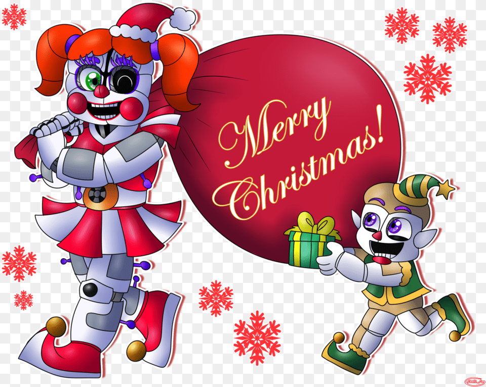 Download Drawing Christmas Fnaf Sister Location Merry Christmas, Envelope, Greeting Card, Mail, Baby Png Image