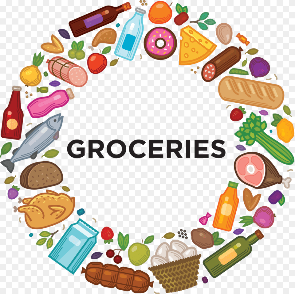 Download Tour Karen Gnat Grocery Icons In, Food, Sweets, Photography Png Image