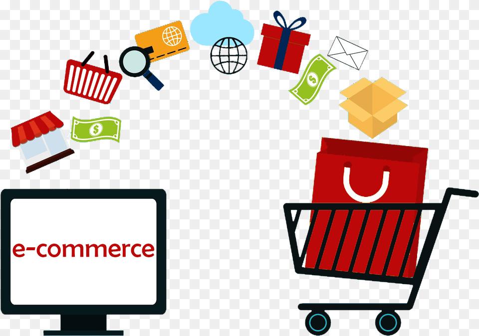 E Commerce, Shopping Cart Png Image