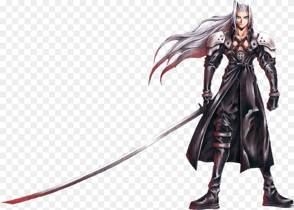 Final Fantasy Sephiroth Costume, Adult, Female, Person, Woman Png Image