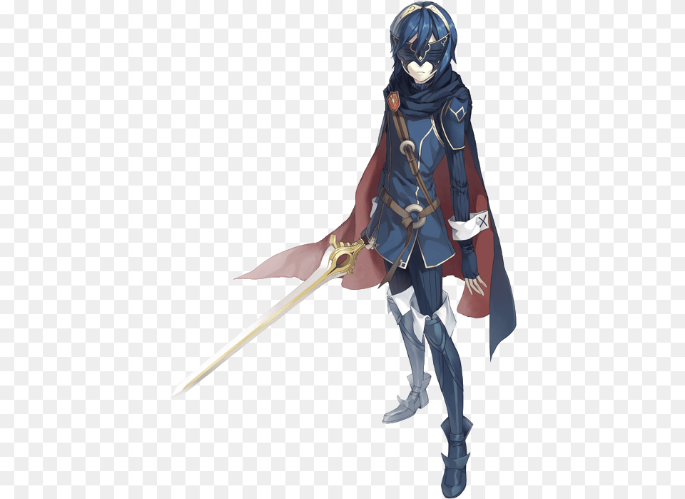 Image Fire Emblem Awakening Lucina Marth, Knight, Person, Weapon, Sword Free Png