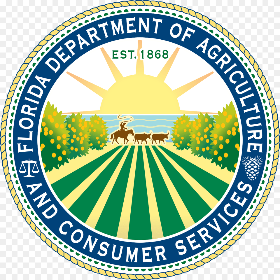 Florida Department Of Agriculture, Badge, Logo, Symbol, Animal Png Image