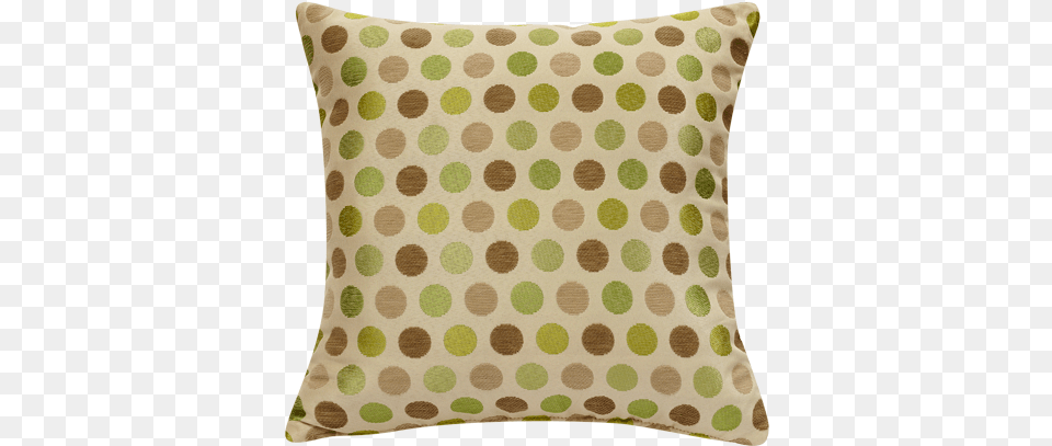 Image For 18x18quot Decorative Pillow With Polka Dots Cushion, Home Decor Png