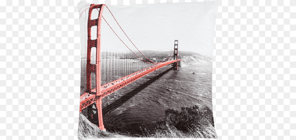 Image For 20x20quot Golden State Decorative Pillow From, Bridge, Golden Gate Bridge, Landmark Free Transparent Png