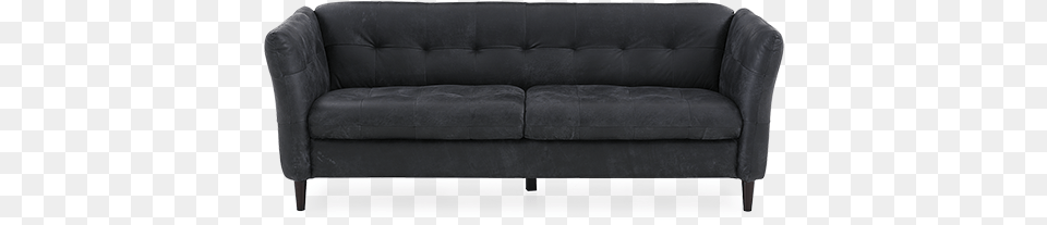 Image For Dark Blue Genuine Leather Sofa From Brault Studio Couch, Furniture Png