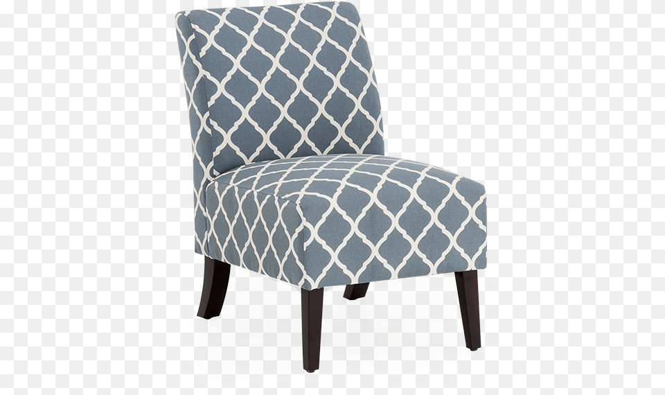 Image For Fabric Accent Chair Better Homes And Gardens Lattice Swoop Chair Indigo, Furniture Free Png Download