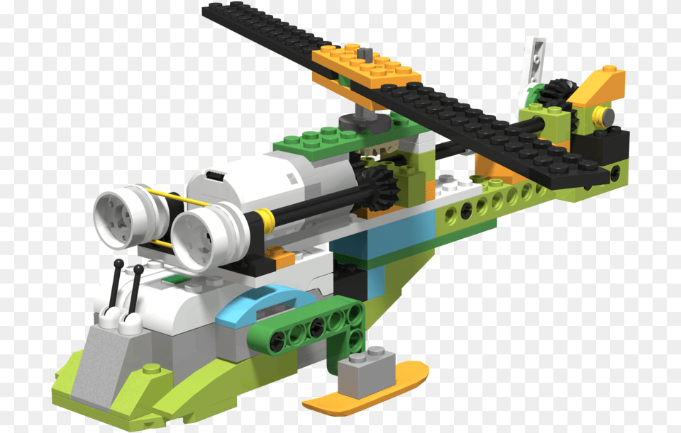 Image For Helicopter Built With Lego Wedo Lego Wedo Helicopter, Toy, Machine, Construction, Construction Crane Free Png