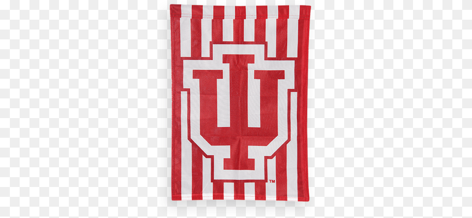 Image For Iu Candy Strip Garden Flag Indiana University Baseball Logo, First Aid, Home Decor, Rug, Quilt Png