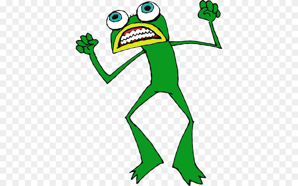 For Mad Frog Animal Clip Art Animal Clip Art Free Download, Green, Person, Cartoon Png Image