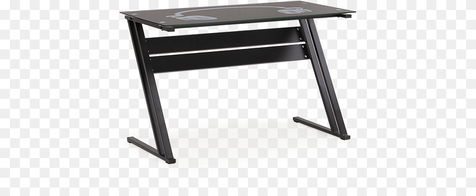 For Metal Computer Desk With Glass Top Picnic Table, Furniture, Coffee Table, Dining Table Png Image