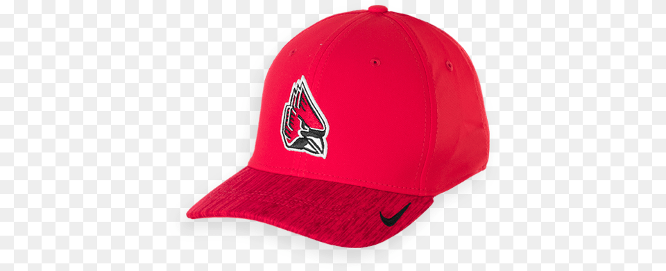 Image For Red Nike Areo Swoosh Flex Hat Baseball Cap, Baseball Cap, Clothing, Hardhat, Helmet Free Png Download