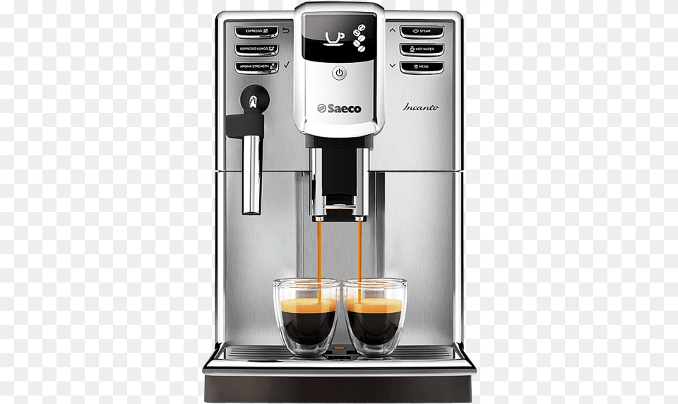 Image For Saeco Coffee Machine Saeco Incanto Hd8914 Automatic Coffee Machine With, Cup, Beverage, Coffee Cup, Espresso Free Png Download