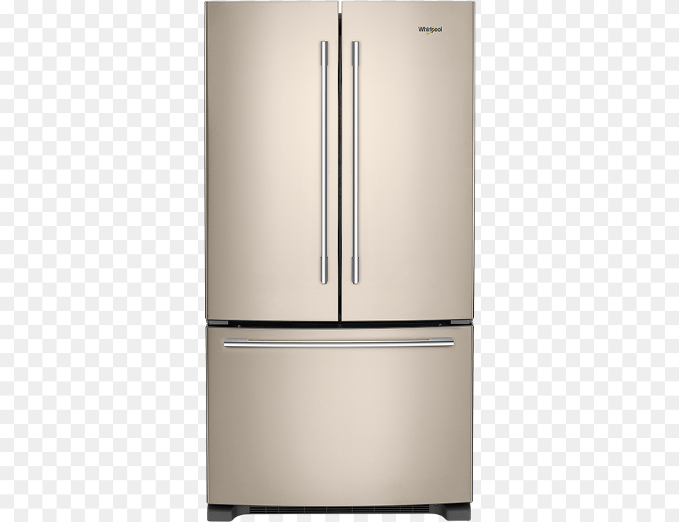 For Whirlpool Bottom Freezer And French Doors, Appliance, Device, Electrical Device, Refrigerator Png Image