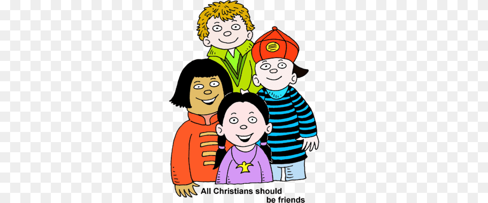 Image Four Children Multiracial, Baby, Person, Book, Comics Free Png