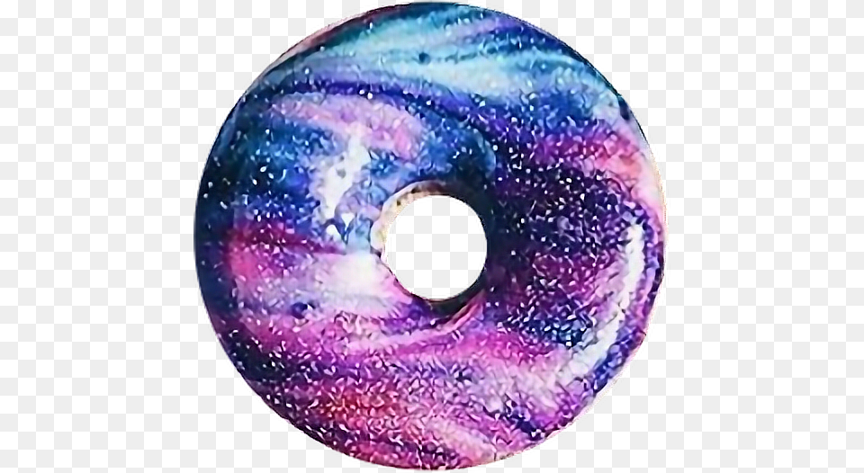 Freeuse Donut Night Sticker By Aleshyanorman Donut Galaxy, Accessories, Gemstone, Jewelry, Disk Png Image