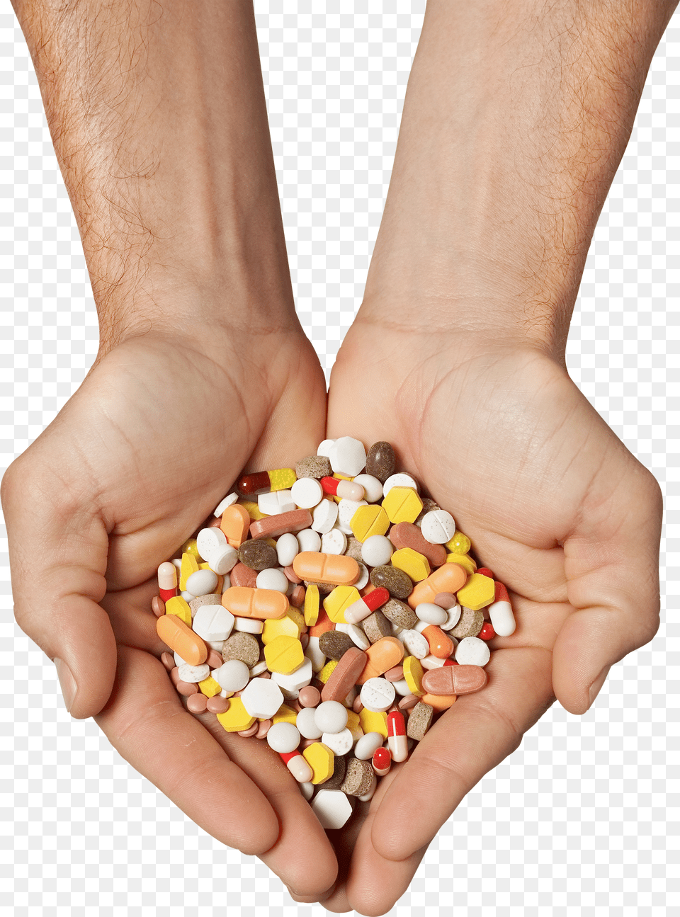 Image Freeuse Two Hands Holding Medicine Isolated Hands Holding Pills Free Png Download