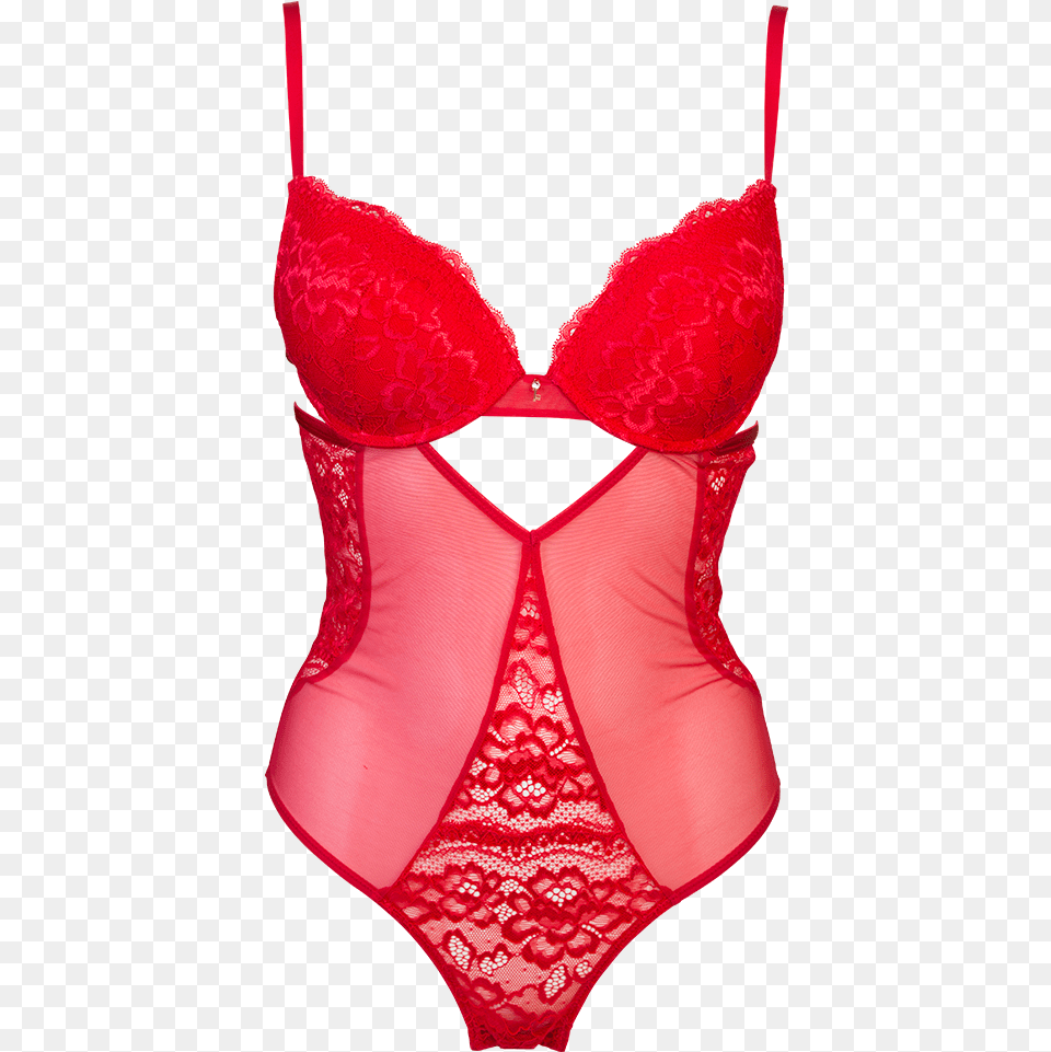 Image Fronttitle Push Up Body Rood, Clothing, Lingerie, Underwear, Adult Free Png