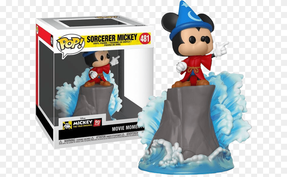 Image Funko Pop Sorcerer Mickey Movie Moment, Baby, Person, Face, Head Free Png Download