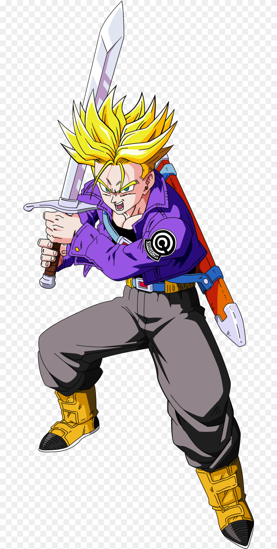 Image Gallery Trunks Ss Ssj Future Trunks Render, Publication, Book, Comics, Person Free Transparent Png