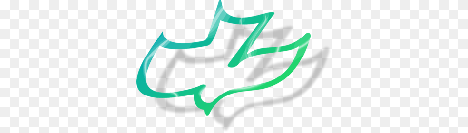 Image Green Blue Dove Dove Clip Art, Symbol, Logo, Light, Animal Free Transparent Png
