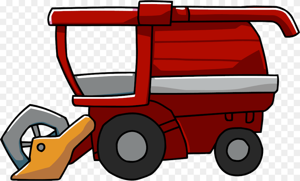 Image Harvester Scribblenauts Wiki Combine Harvester Clip Art, Machine, Device, Grass, Lawn Free Transparent Png