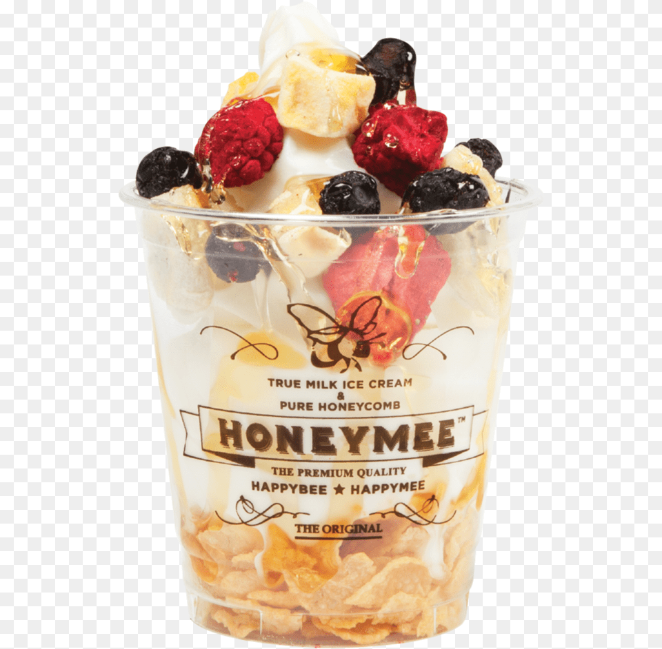 Image Honeymee Sweet Fruity, Cream, Dessert, Food, Ice Cream Free Transparent Png