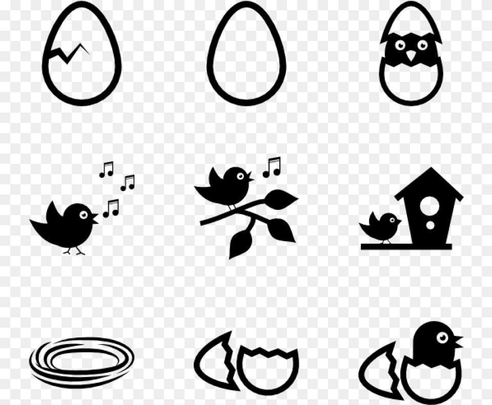 Icon Egg Icon Vector, Gray Png Image