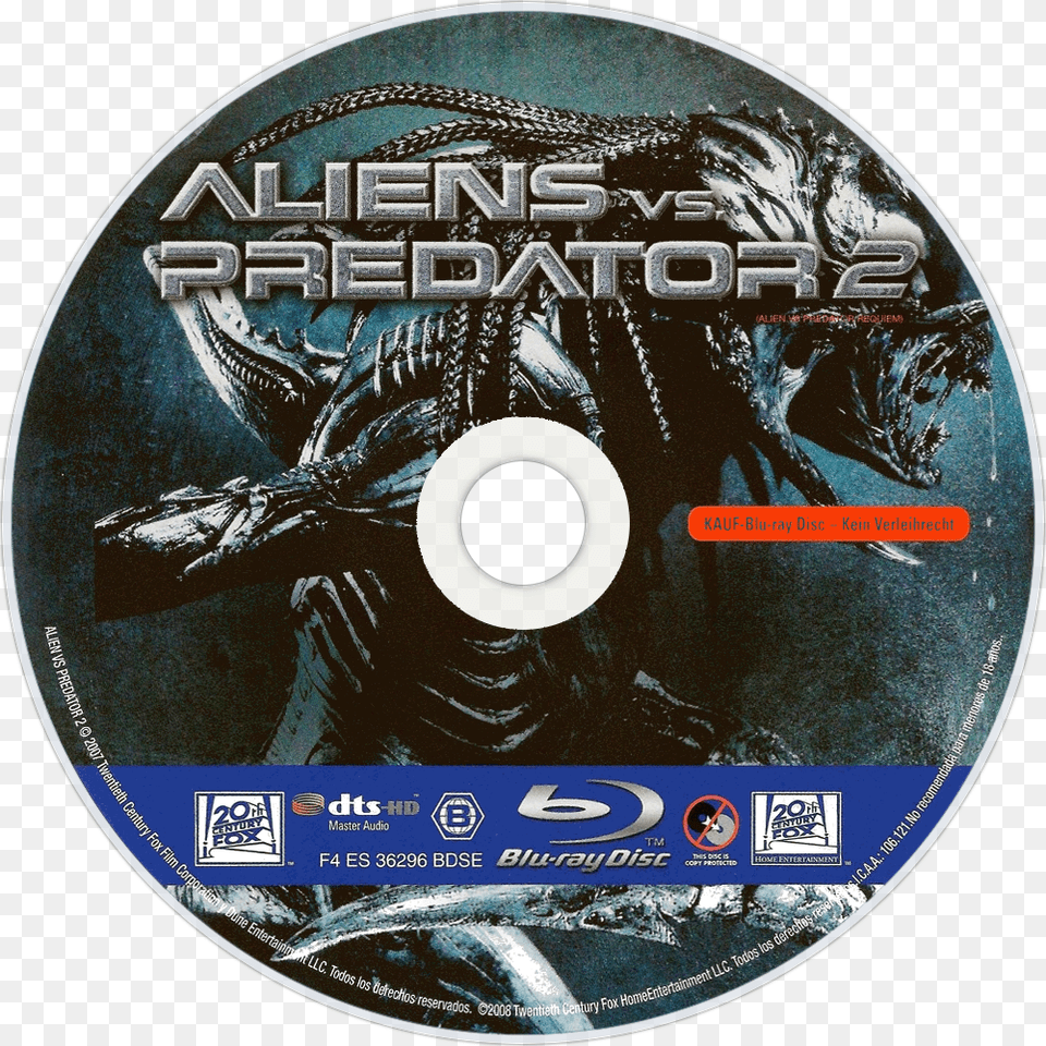 Image Id Alien Vs Depredador Requiem Blu Ray, Disk, Dvd, Adult, Male Free Png Download