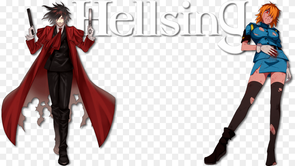 Image Id Alucard Hellsing, Book, Comics, Publication, Adult Free Transparent Png